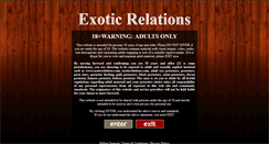 Desktop Screenshot of exoticrelations.com